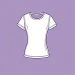 short-sleeved purple top image